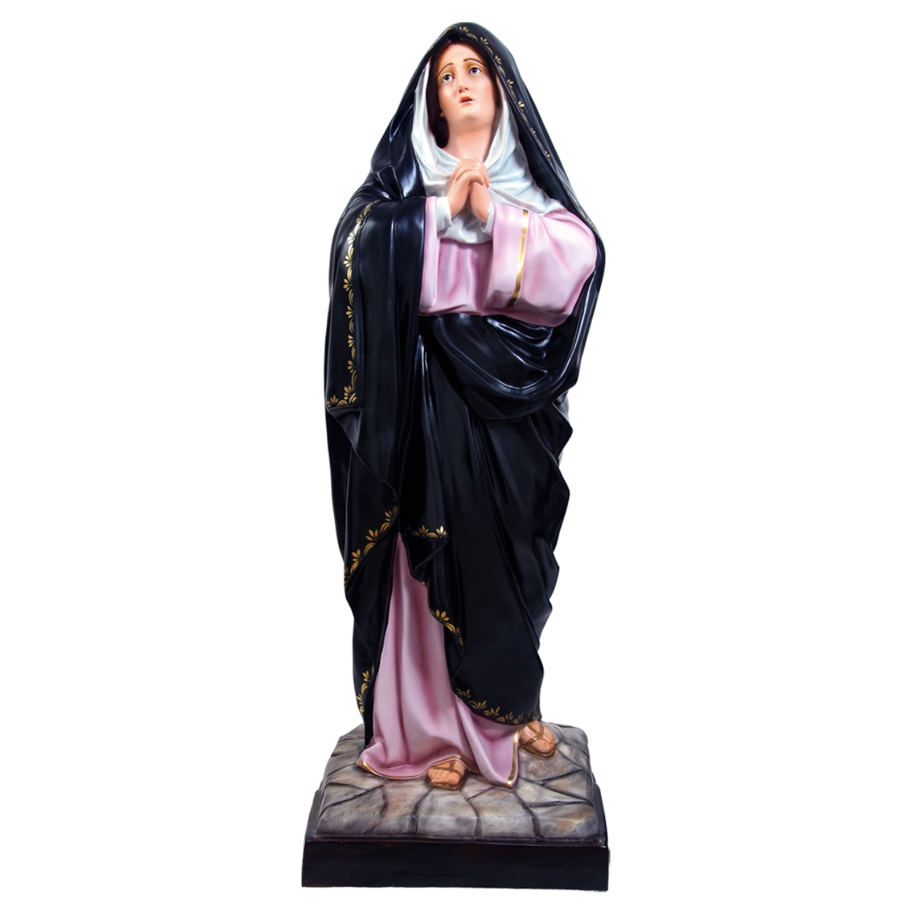 Statua Madonna Addolorata 150 cm in Vetroresina