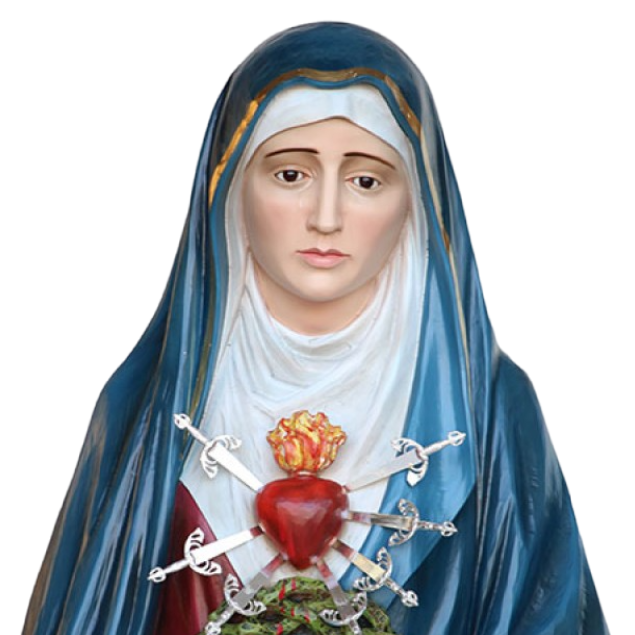 Statua Madonna Addolorata 180 cm in Vetroresina