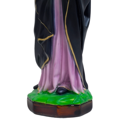 Statua Madonna Addolorata 40 cm in Resina