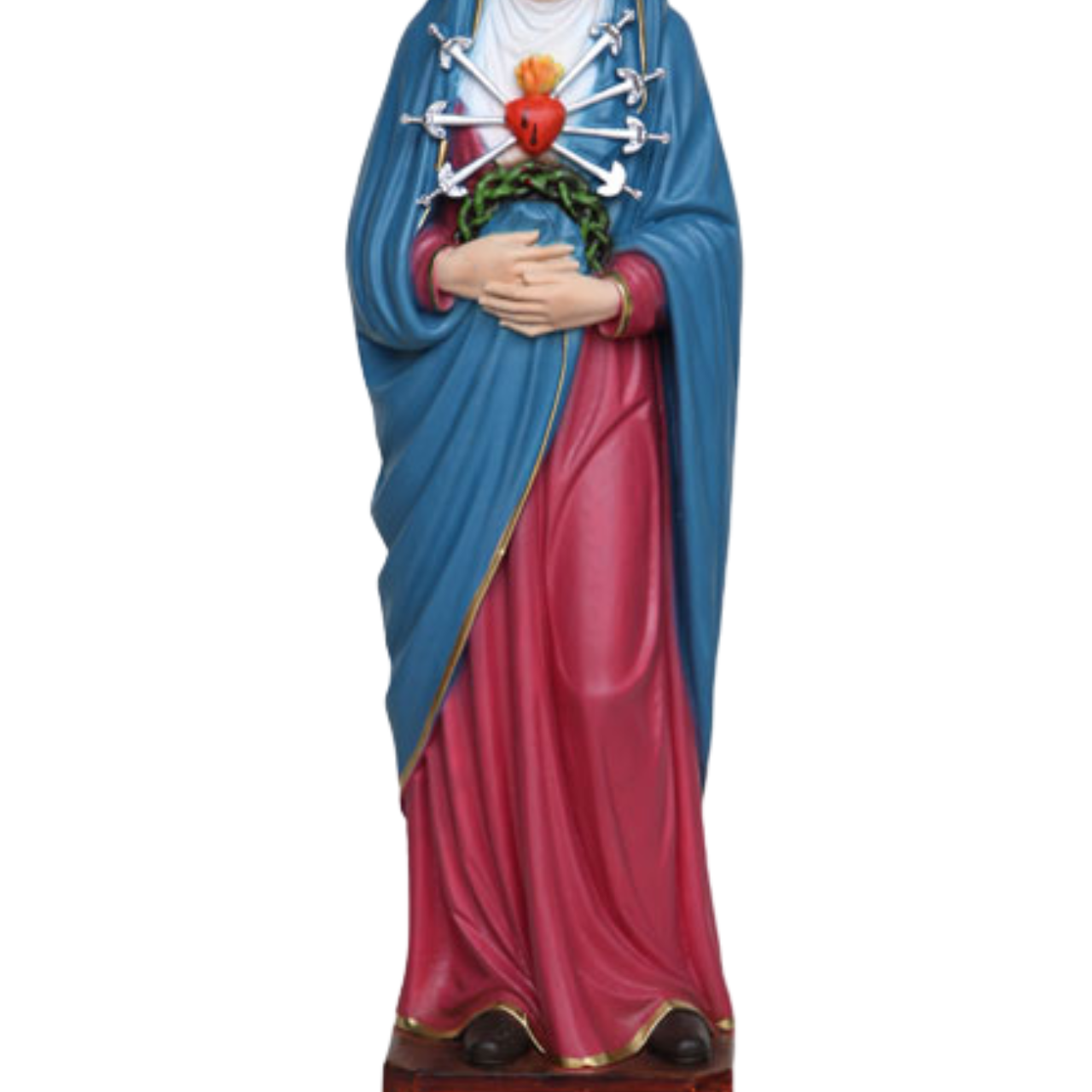 Statua Madonna Addolorata 41 cm in Resina