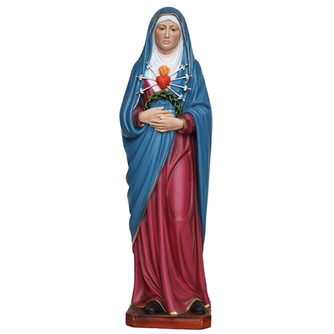 Statua Madonna Addolorata 61 cm in Resina