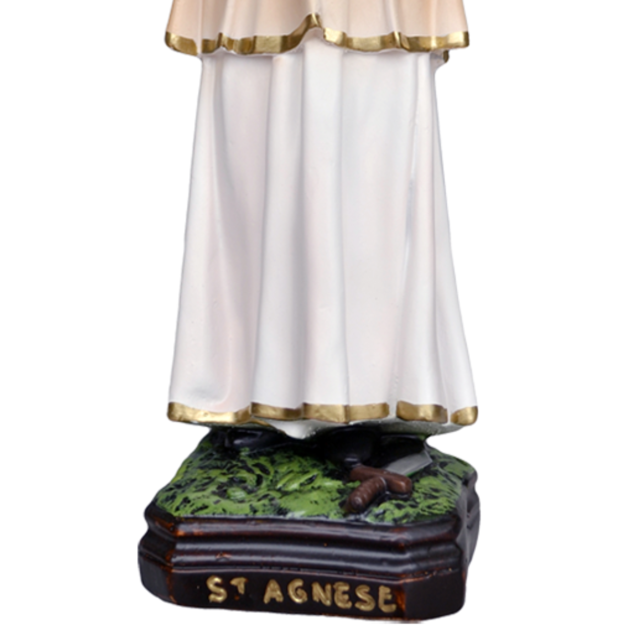 Statua Sant'Agnese 40 cm in Resina