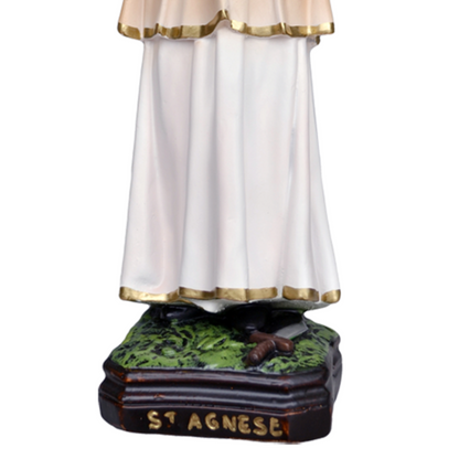 Statua Sant'Agnese 40 cm in Resina