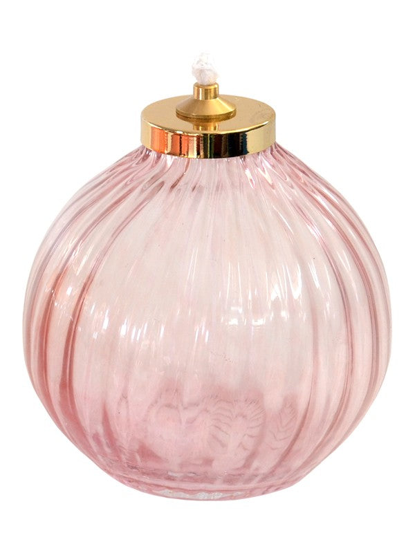 Ampolla Lampada in Vetro Rosa