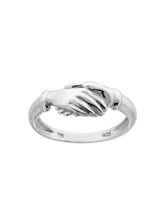 Anello Fede Santa Rita da Cascia in Argento con Astuccio