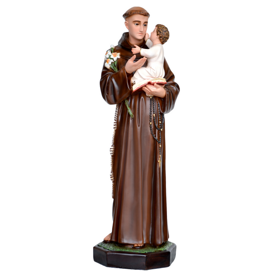 Statua Sant'Antonio di Padova 100 cm in Resina