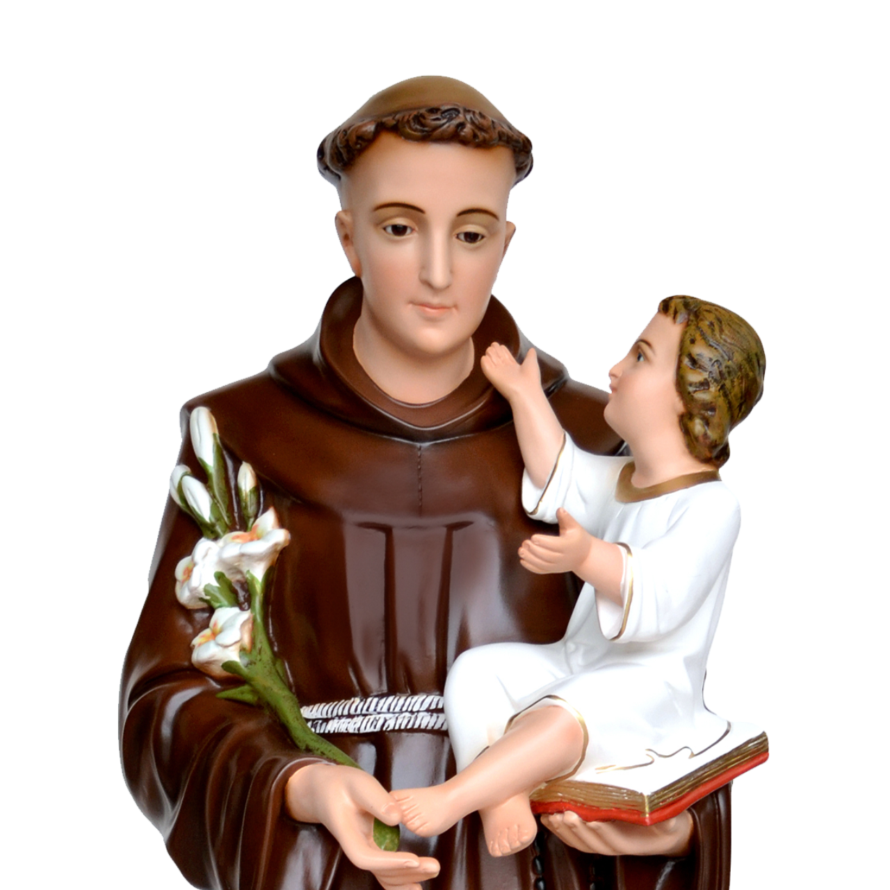 Statua Sant'Antonio di Padova 130 cm in Resina