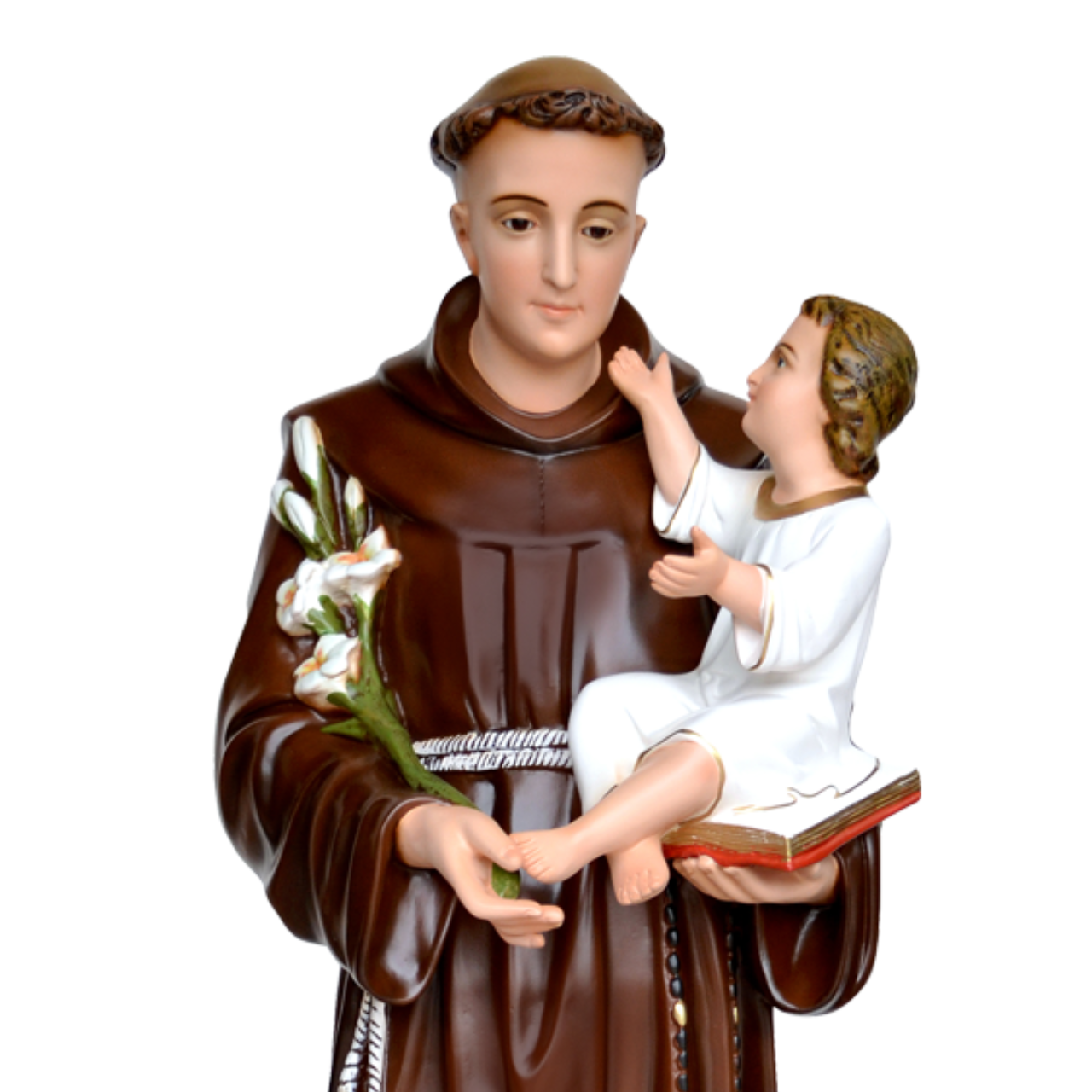 Statua Sant'Antonio di Padova 130 cm in Resina