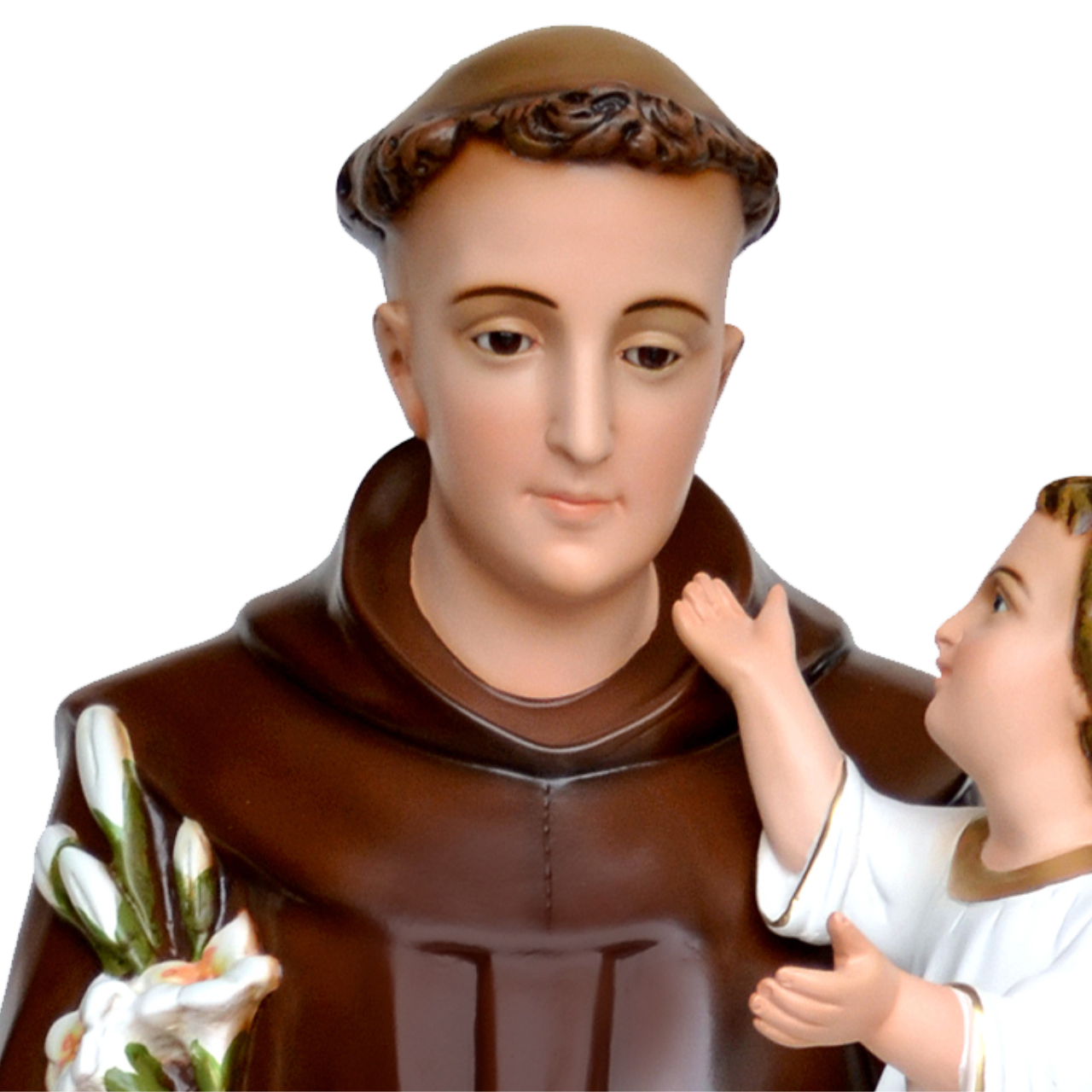 Statua Sant'Antonio di Padova 130 cm in Vetroresina