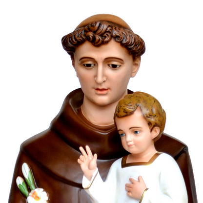 Statua Sant'Antonio di Padova 160 cm in Vetroresina