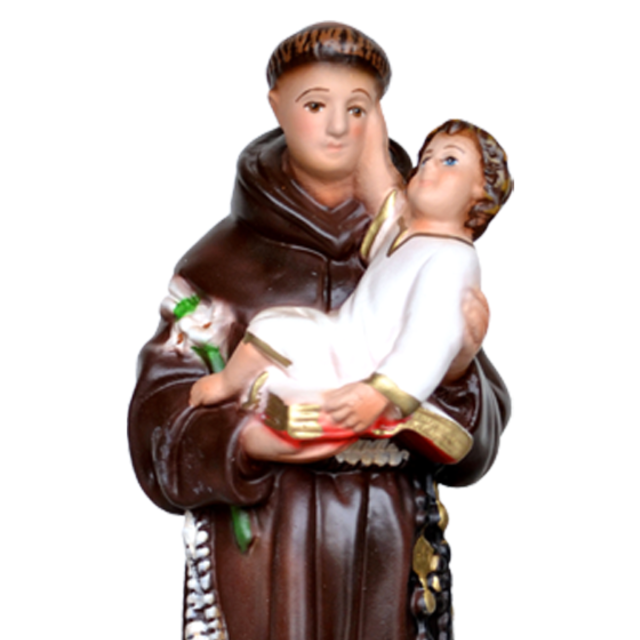 Statua Sant'Antonio di Padova 25 cm in Resina Piena