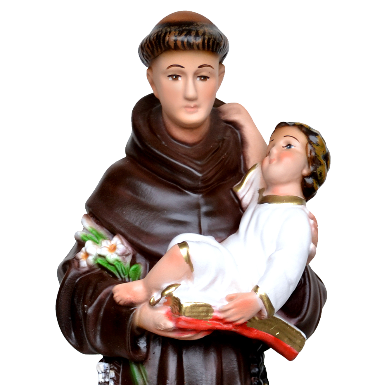 Statua Sant'Antonio di Padova 30 cm in Resina Piena