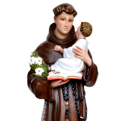 Statua Sant'Antonio di Padova 65 cm in Resina