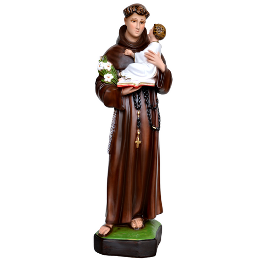 Statua Sant'Antonio di Padova 65 cm in Resina