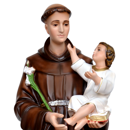 Statua Sant'Antonio di Padova 85 cm in Resina