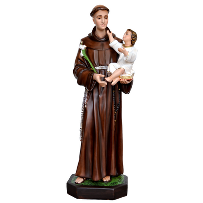 Statua Sant'Antonio di Padova 85 cm in Resina