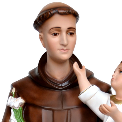 Statua Sant'Antonio di Padova 85 cm in Resina