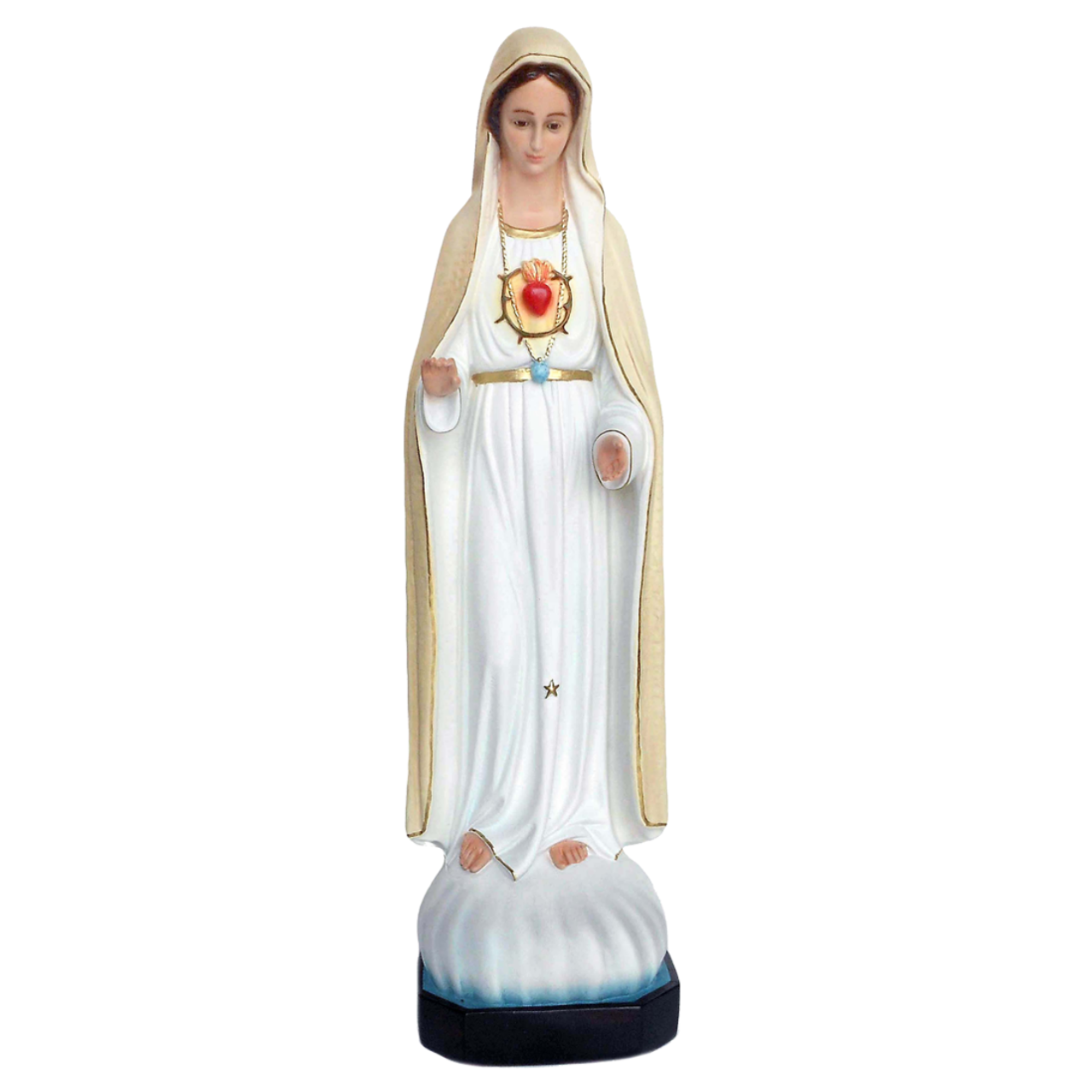 Statua Madonna Fatima II Apparizione 103 cm in Resina
