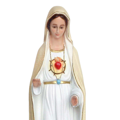 Statua Madonna Fatima II Apparizione 103 cm in Resina