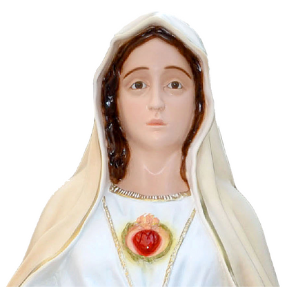 Statua Madonna Fatima II Apparizione 180 cm in Vetroresina