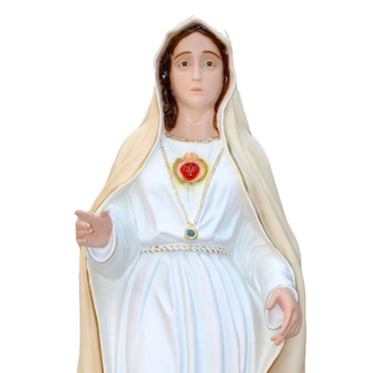 Statua Madonna Fatima II Apparizione 180 cm in Vetroresina