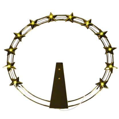 Stellario Luminoso a Led Luce Calda in Ottone Finitura Dorata