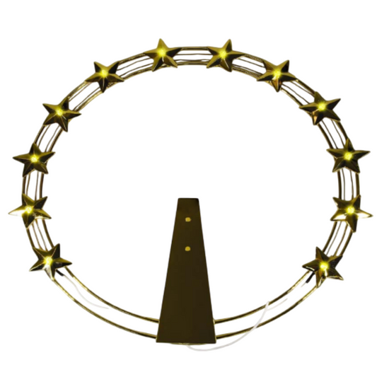 Stellario Luminoso a Led Luce Calda in Ottone Finitura Dorata