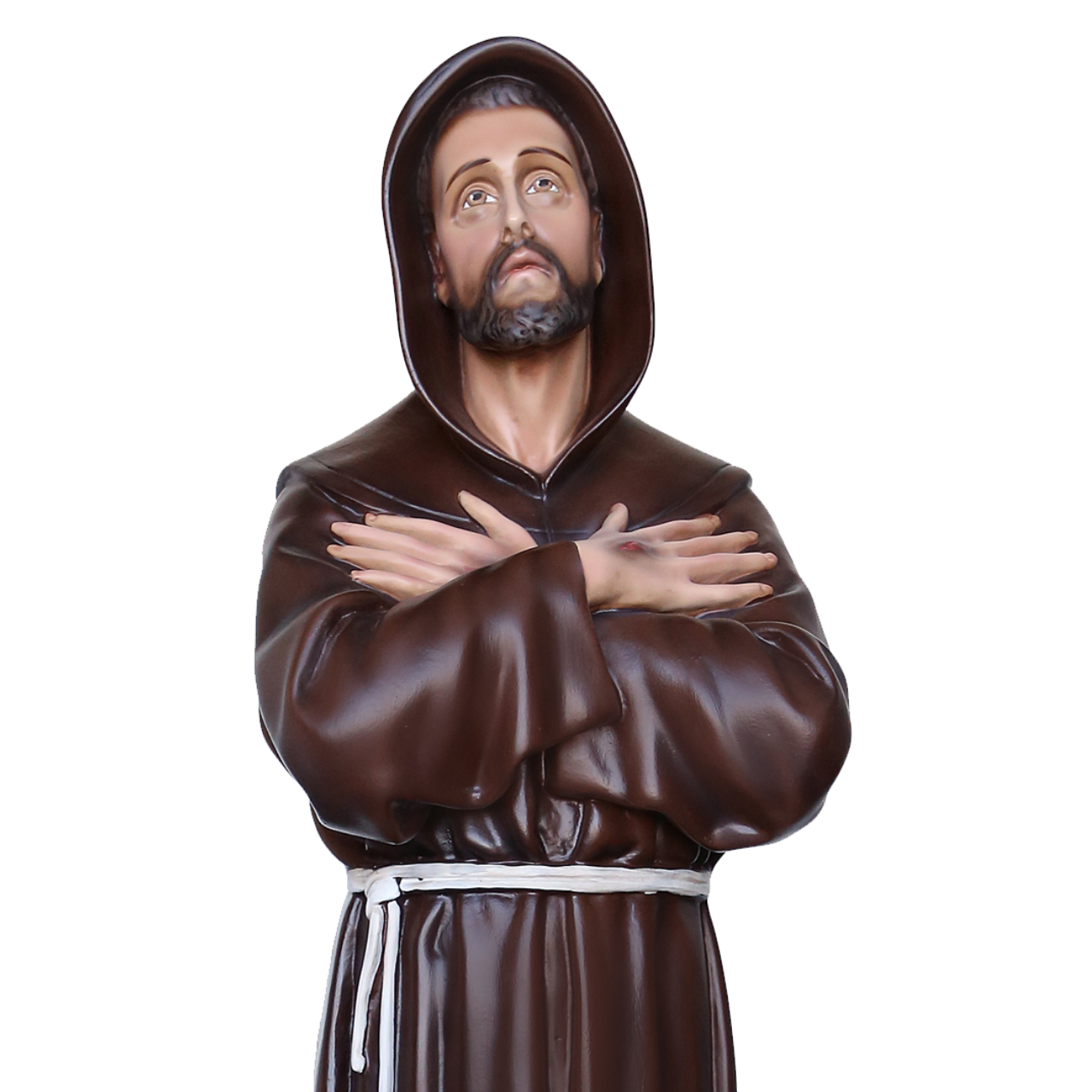 Statua San Francesco d'Assisi 100 cm in Resina