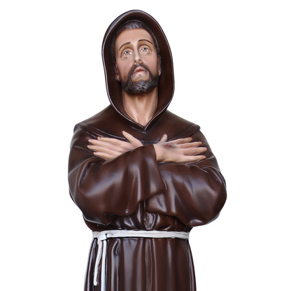 Statua San Francesco d'Assisi 100 cm in Resina