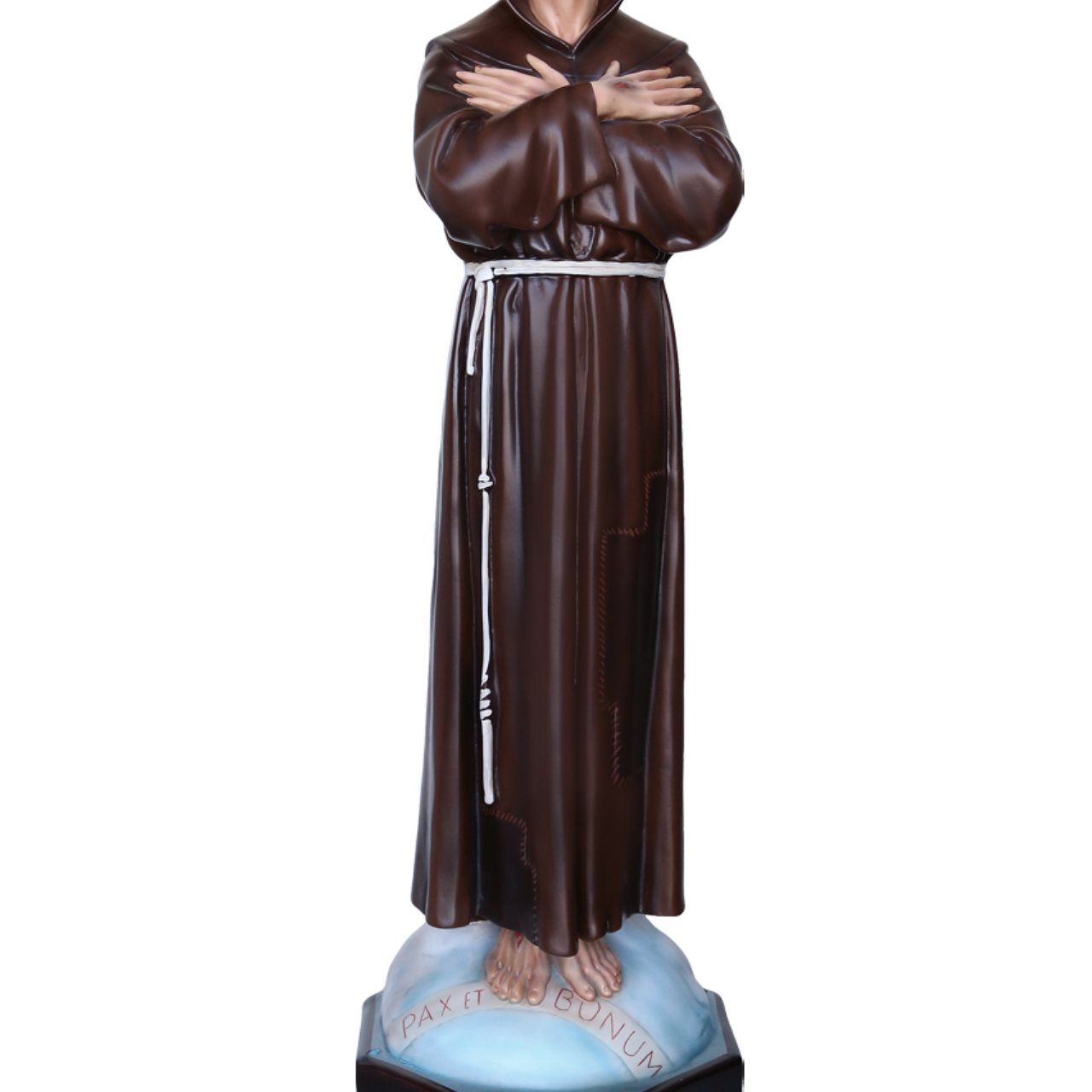 Statua San Francesco d'Assisi 100 cm in Resina