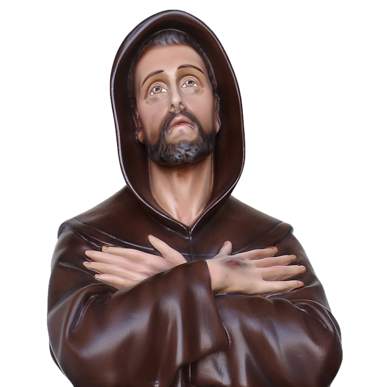 Statua San Francesco d'Assisi 100 cm in Resina