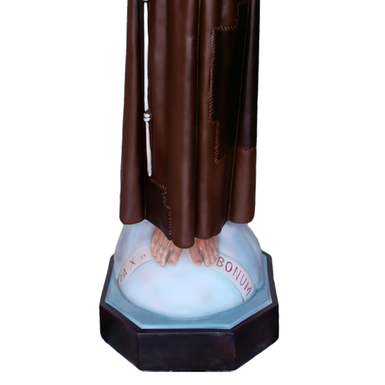 Statua San Francesco d'Assisi 130 cm in Resina