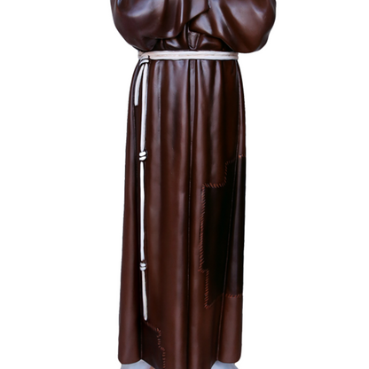 Statua San Francesco d'Assisi 130 cm in Resina