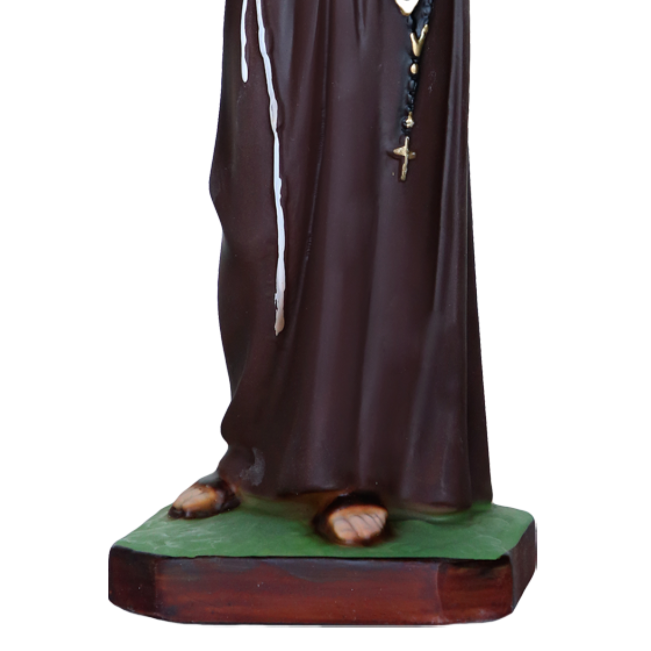 Statua San Francesco d'Assisi 30 cm in Resina Piena