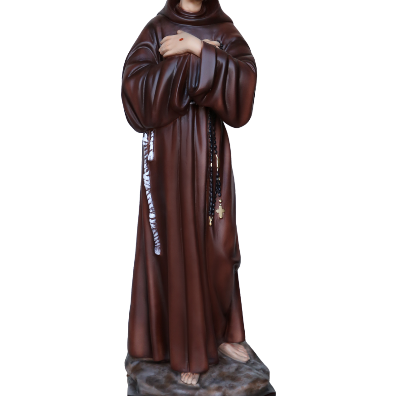 Statua San Francesco d'Assisi 55 cm in Resina