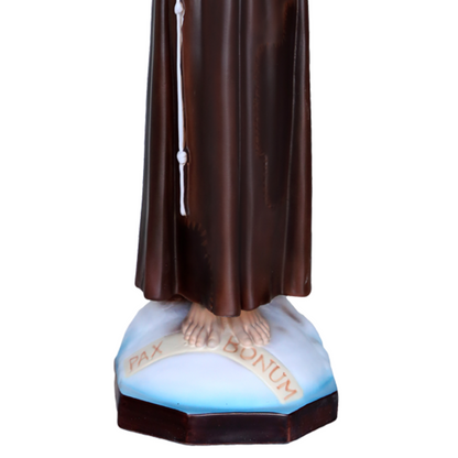 Statua San Francesco d'Assisi 60 cm in Resina