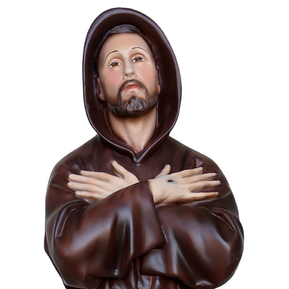 Statua San Francesco d'Assisi 60 cm in Resina