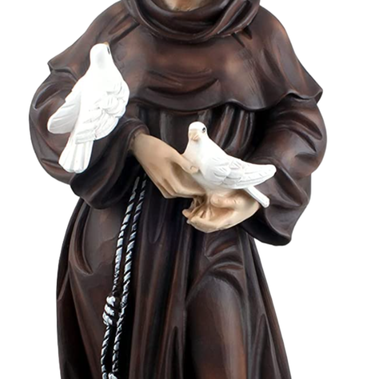 Statua San Francesco d'Assisi 60 cm in Resina
