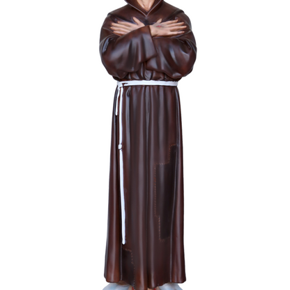 Statua San Francesco d'Assisi 80 cm in Resina