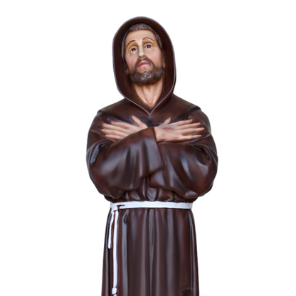 Statua San Francesco d'Assisi 80 cm in Resina