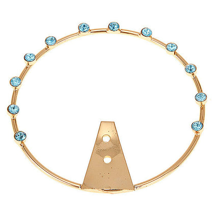 Stellario con Strass in Ottone Finitura Dorata