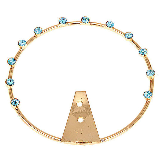 Stellario con Strass in Ottone Finitura Dorata