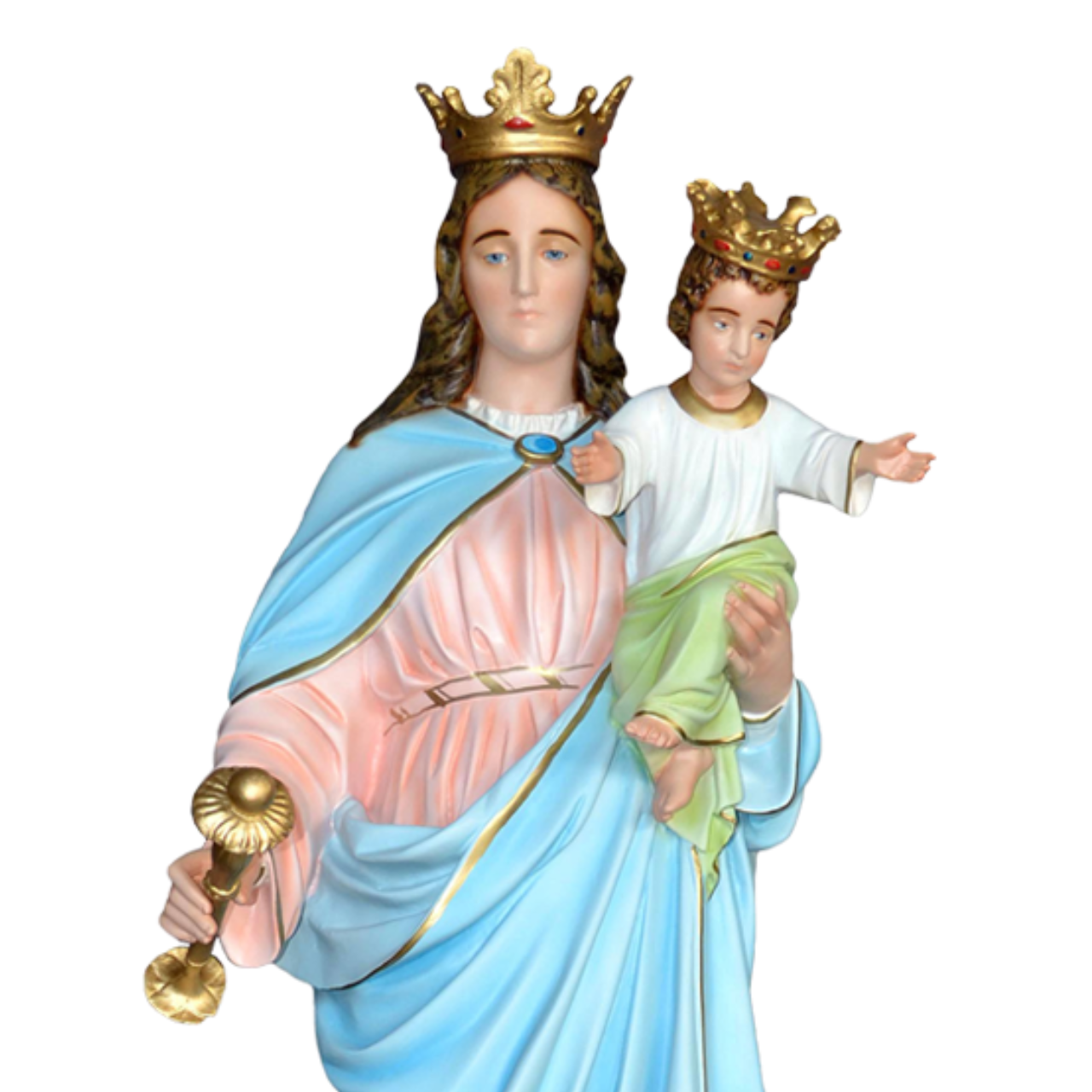 Statua Madonna Ausiliatrice 120 cm in Vetroresina