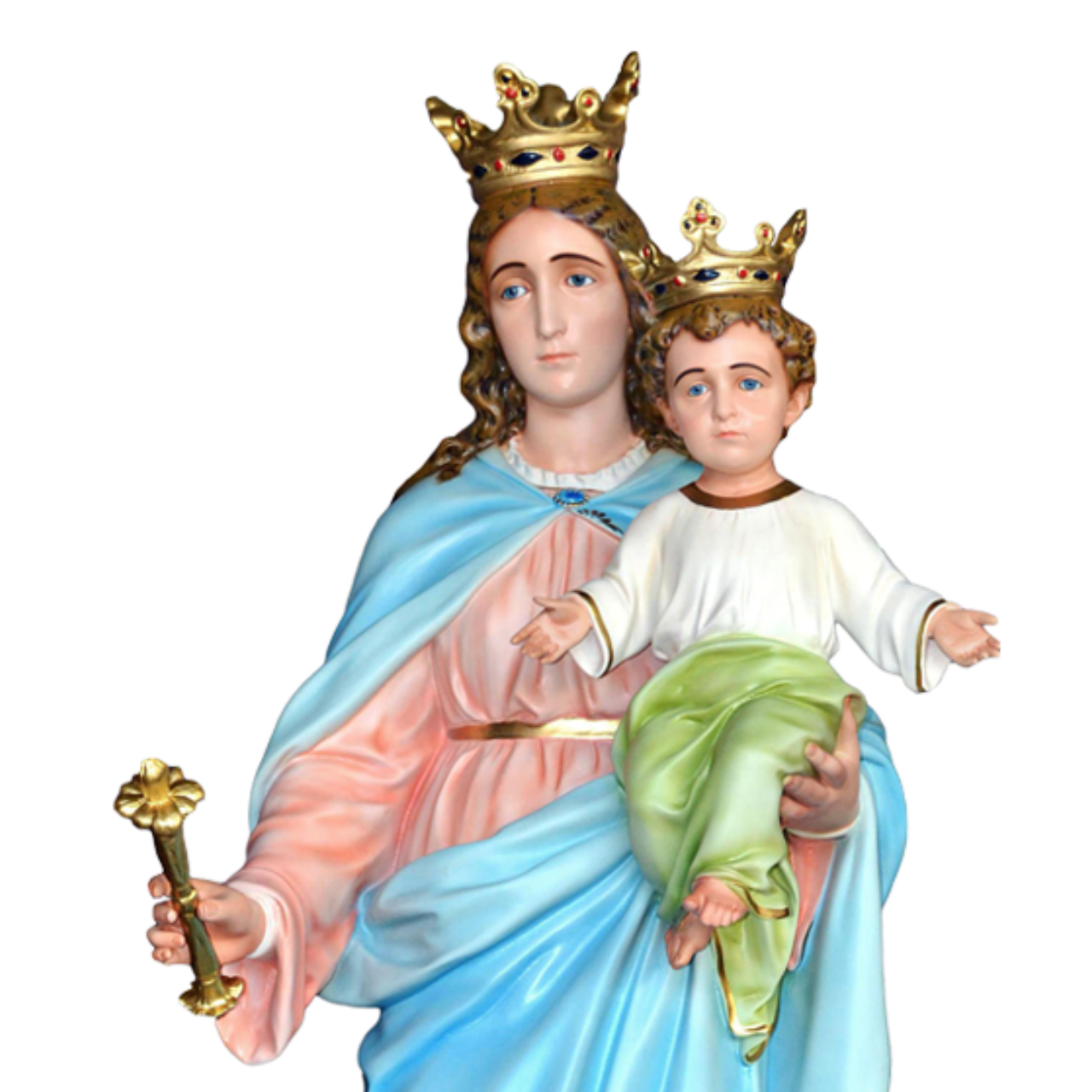 Statua Madonna Ausiliatrice 160 cm in Vetroresina