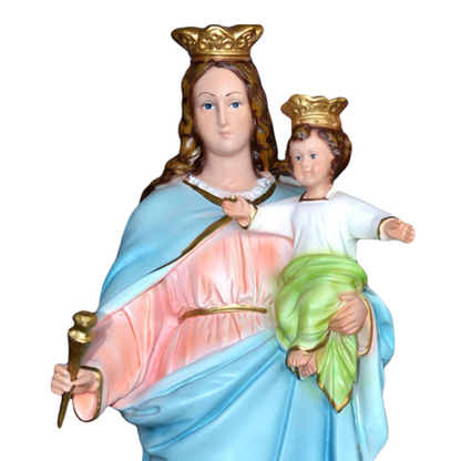 Statua Madonna Ausiliatrice 45 cm in Resina