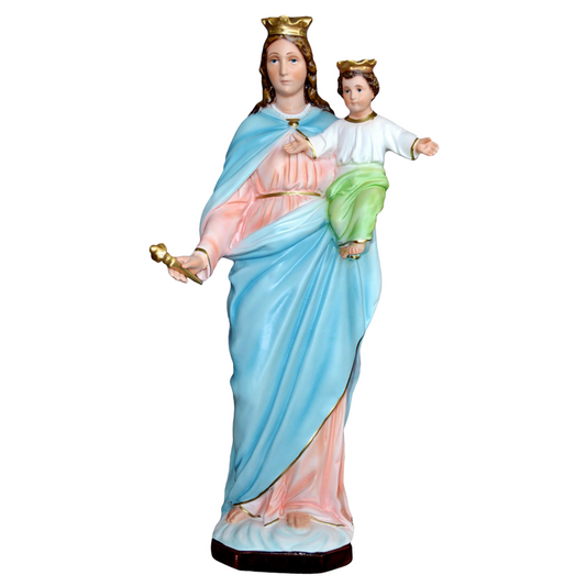 Statua Madonna Ausiliatrice 60 cm in Resina