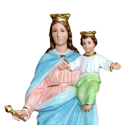 Statua Madonna Ausiliatrice 60 cm in Resina