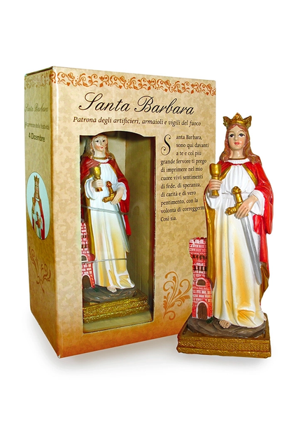 Statuetta in Confezione Regalo Santa Barbara 12 Centimetri