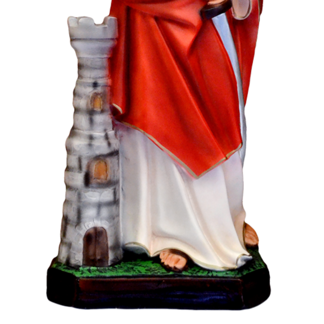 Statua Santa Barbara 60 cm in Resina