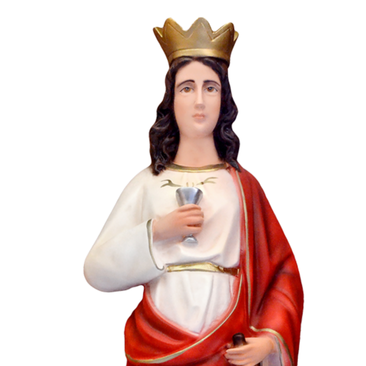 Statua Santa Barbara 60 cm in Resina